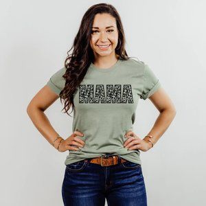 Leopard Mama Tee Shirt